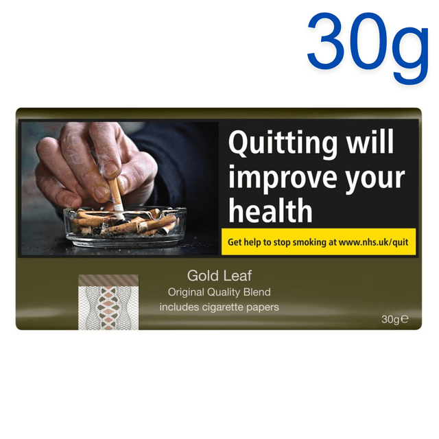 Gold Leaf JPS Quality Blend Tobacco & Cigarette Papers, 30g