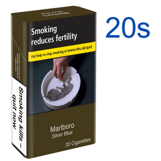 Marlboro Silver Blue Cigarettes, 20s
