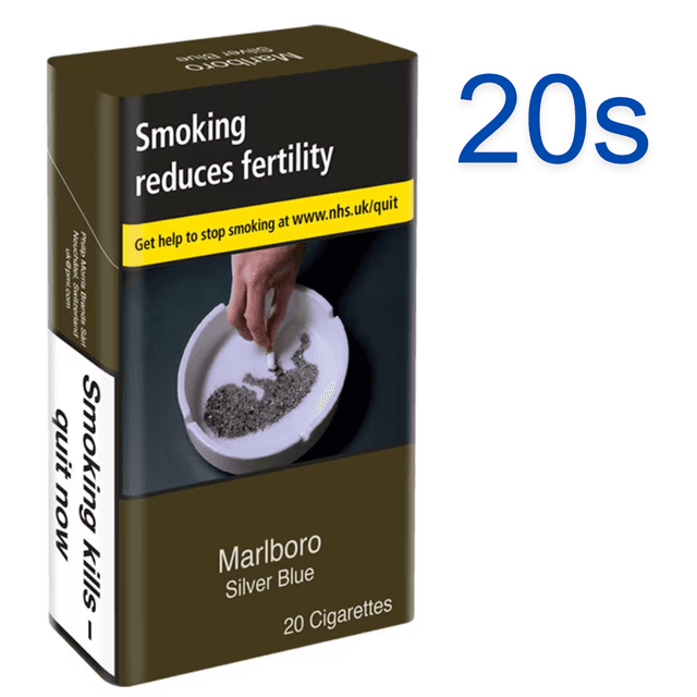 Marlboro Silver Blue Cigarettes, 20s