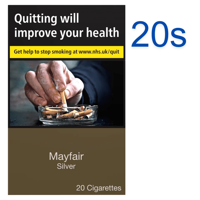  Mayfair Silver Kingsize Cigarettes 20&#039;S