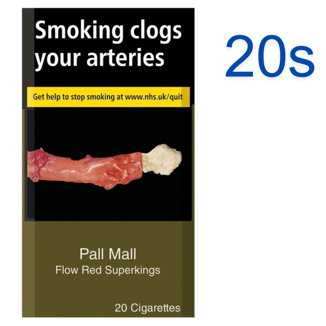 Pall Mall Flow Red Superkings Cigarettes, 20s