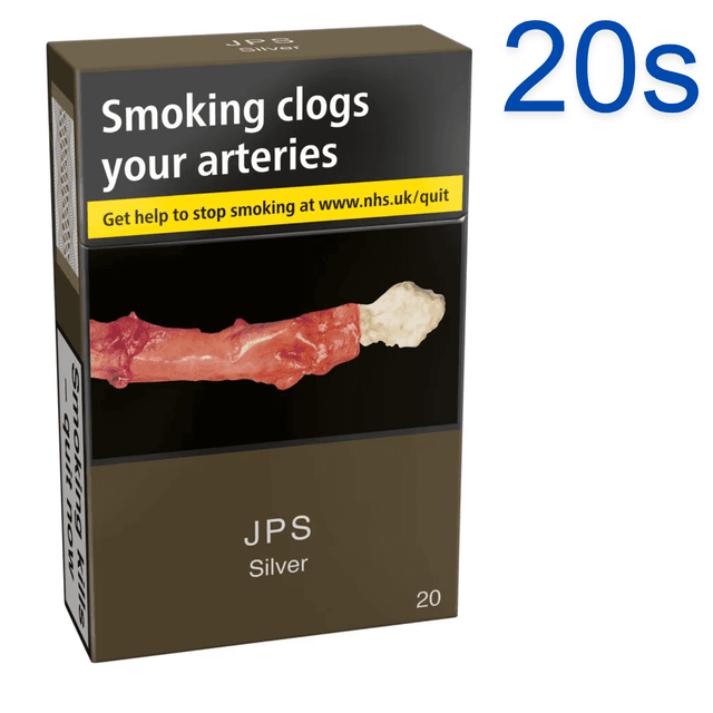 JPS Players Silver Cigarettes, 20s