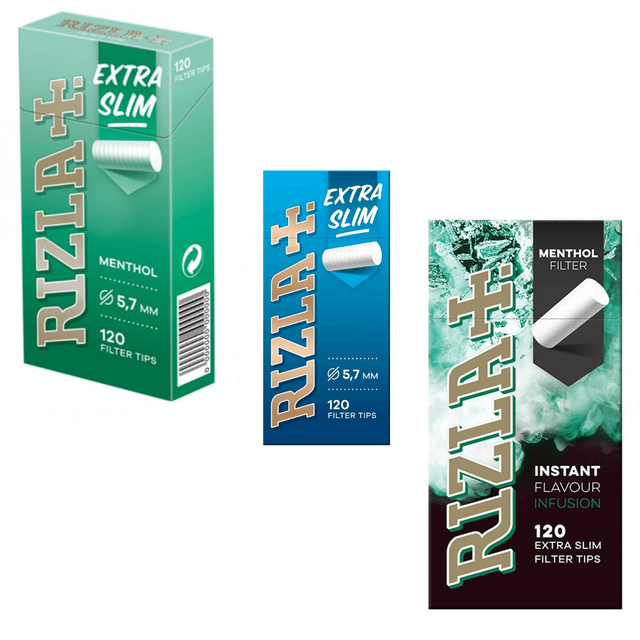 Rizla Extra Slim Filter Tips 120&#039;S